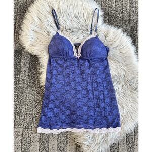 APT 9 Sexy Lingerie Lace Sheer Babydoll Mini Dress‎ Padded Sleepwear Sz XL